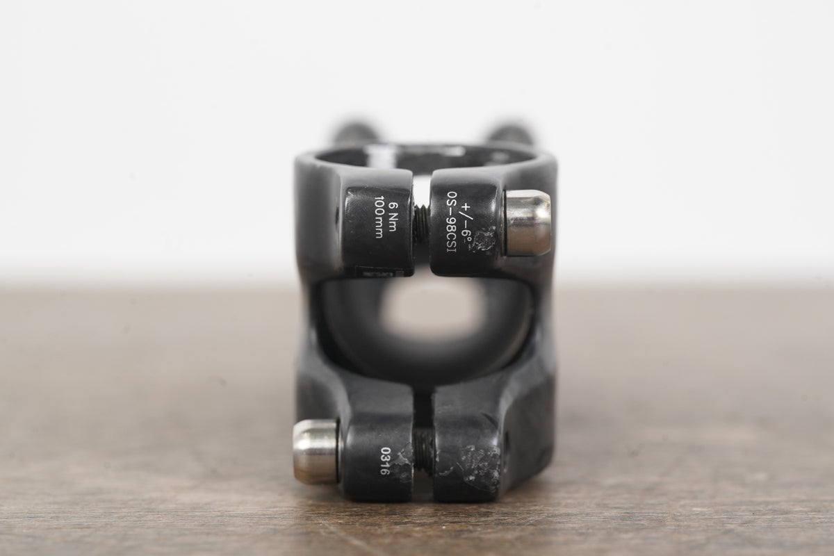 FSA OS-98 CSI 100mm ±6 Degree Carbon Alloy Road Stem 128g 1 1/8" 31.8mm