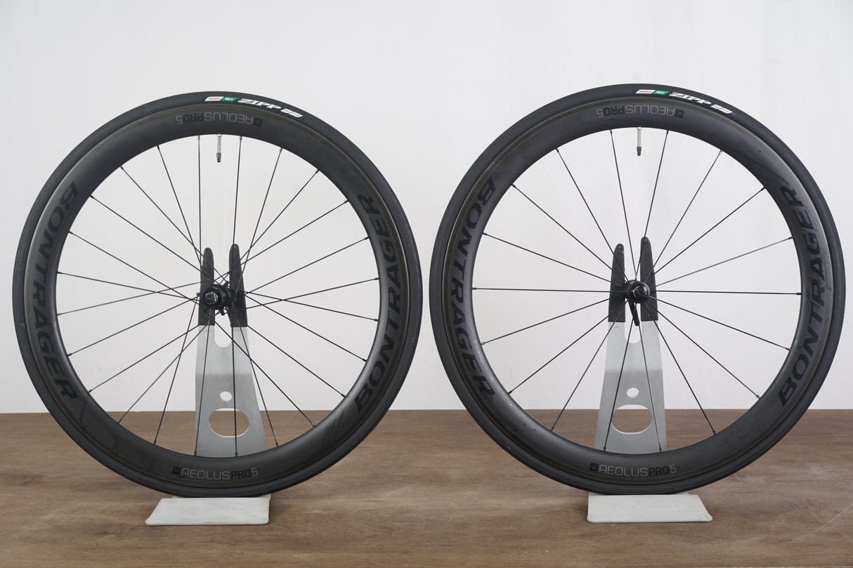 Bontrager Aeolus Pro 5 TLR Carbon Tubeless Clincher Rim Brake Wheelset 11 Speed
