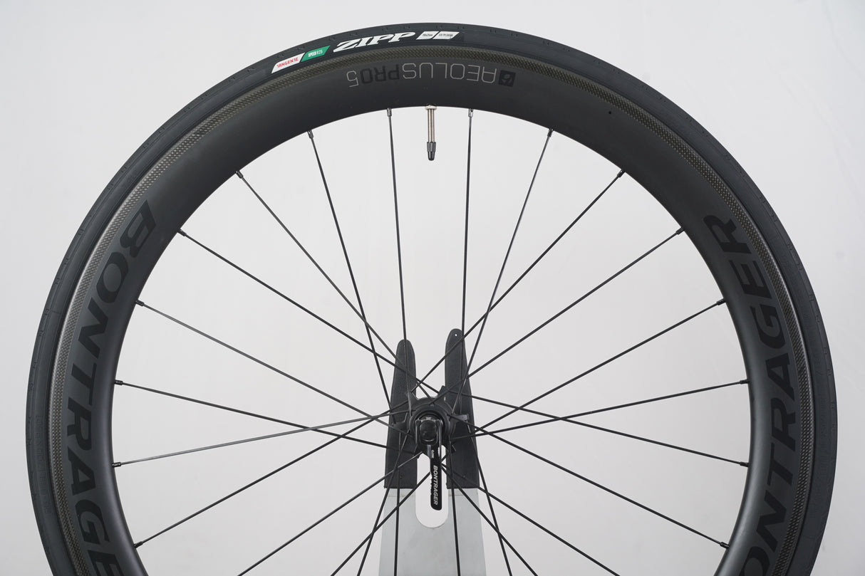 Bontrager Aeolus Pro 5 TLR Carbon Tubeless Clincher Rim Brake Wheelset 11 Speed