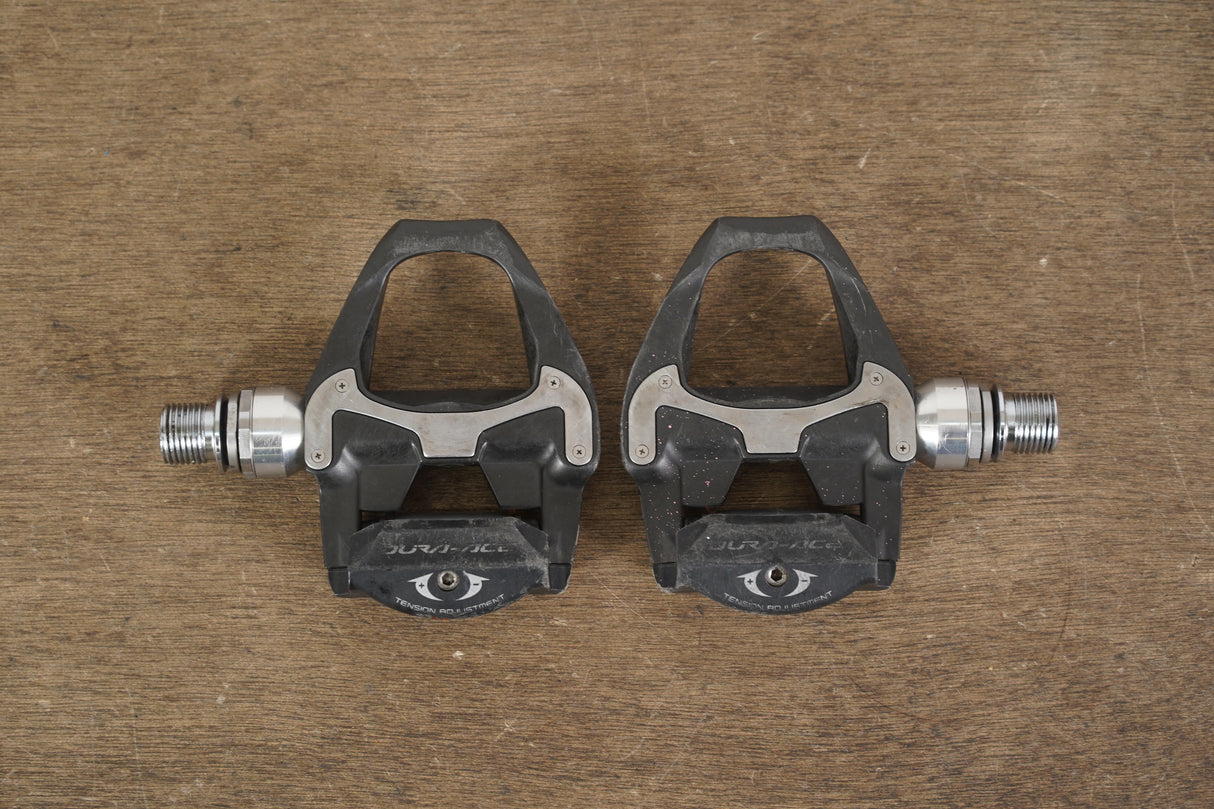 Shimano Dura-Ace PD-9000 SPD-SL Carbon Clipless Road Bike Pedals 247g