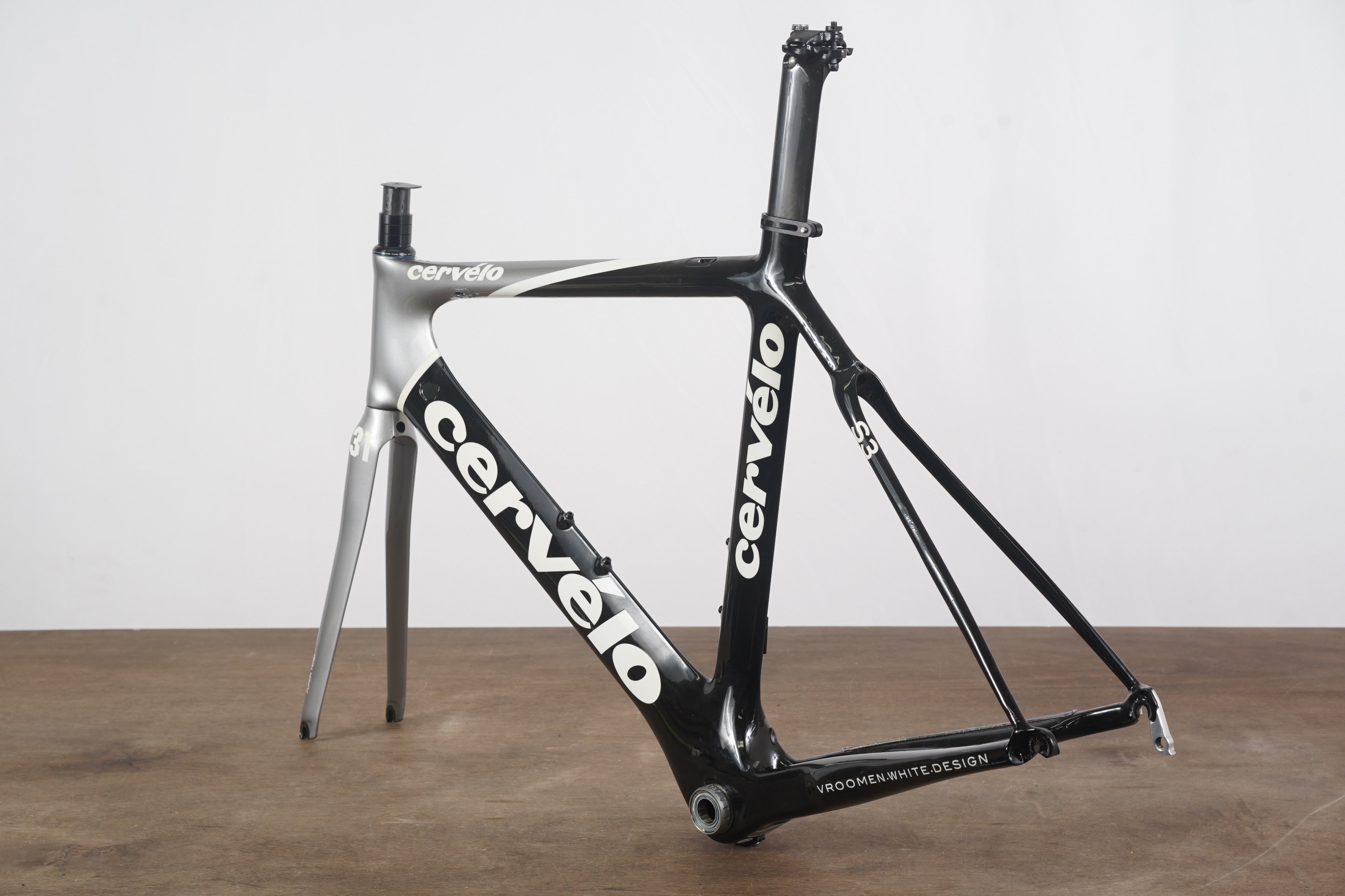 56cm Cervelo S3 Carbon Rim Brake Road Frameset – Elevate Cycling