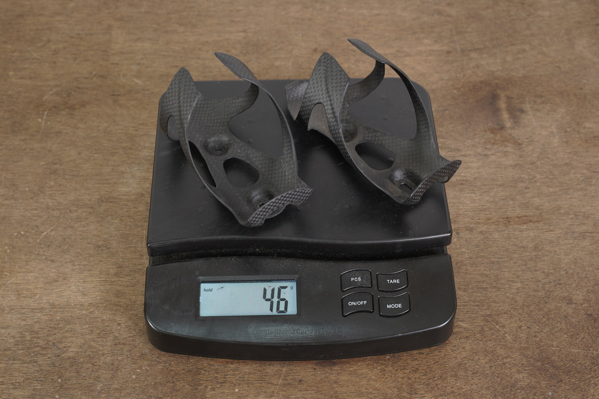 (2) Carbon Water Bottle Cages 46g