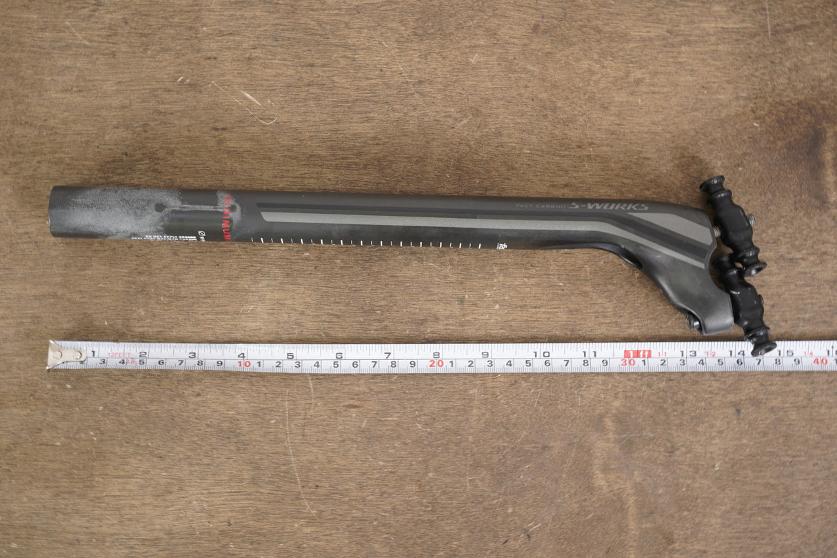 27.2mm Specialized S-WORKS FACT Carbon Setback Road Seatpost