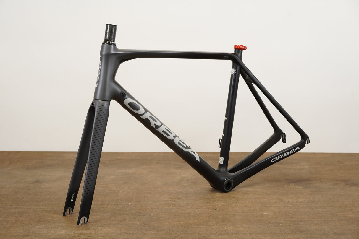 55cm Orbea Orca Carbon Rim Brake Road Frameset *Damaged*