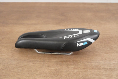 110mm ISM PN 1.1 Alloy Rail TT Triathlon Road Saddle 389g