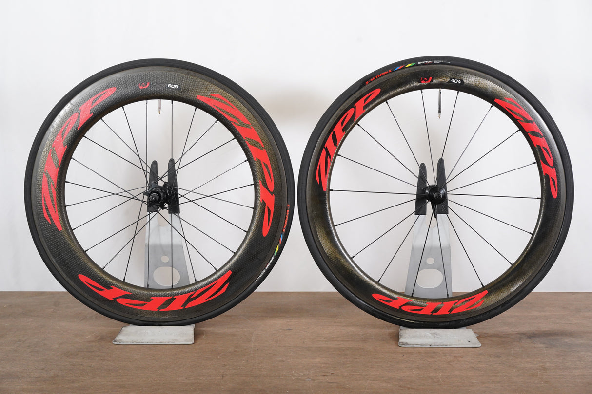 Zipp 404/808 Firecrest 77/177 Carbon Clincher Rim Brake Wheelset Shimano/SRAM 11