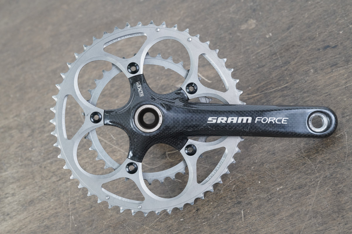 DS 172.5mm 50/34T GXP SRAM Force 10 Speed Carbon Road Crank Arm 466g