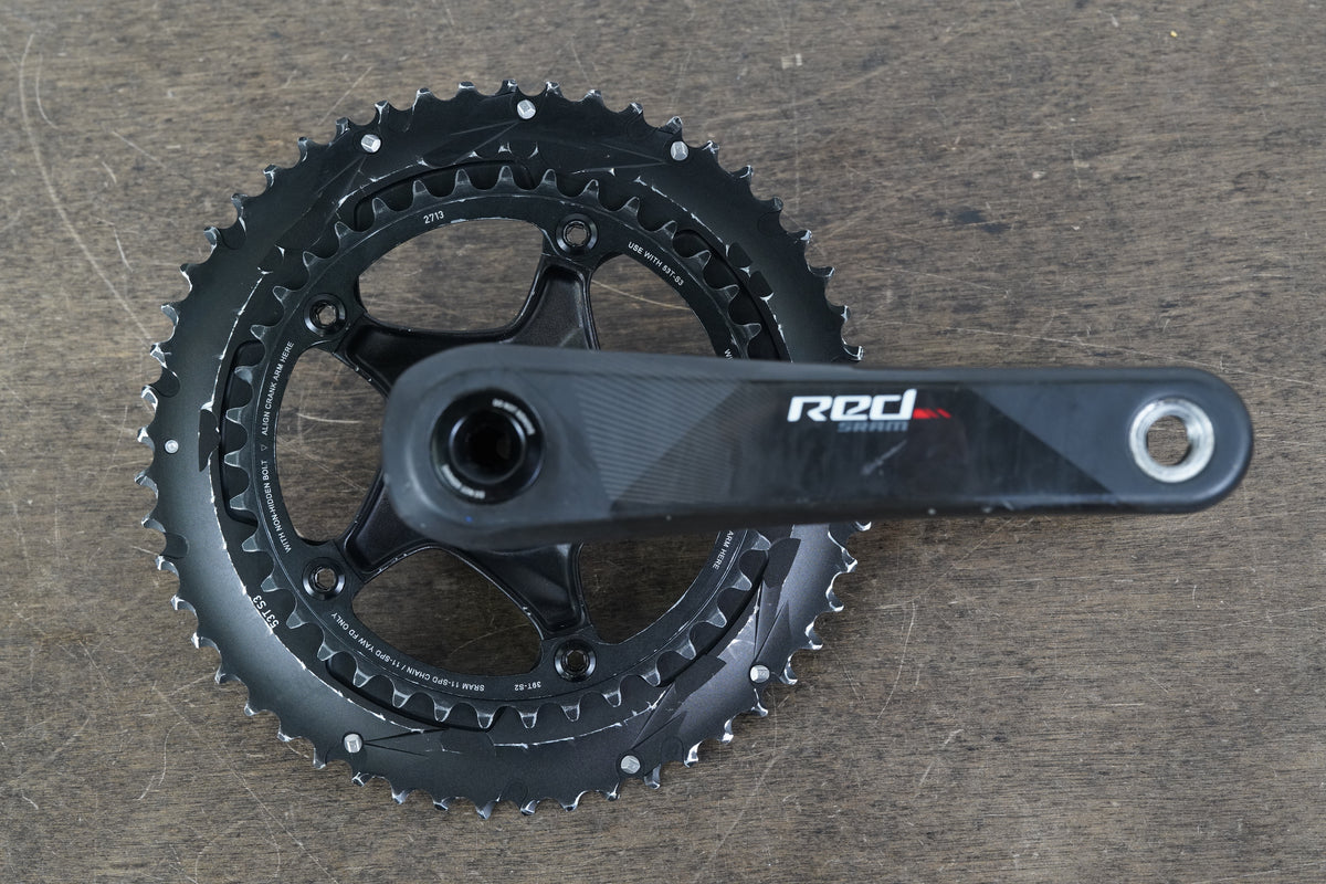 170mm 53/39T BB30 SRAM Red 22 Carbon Crankset 671