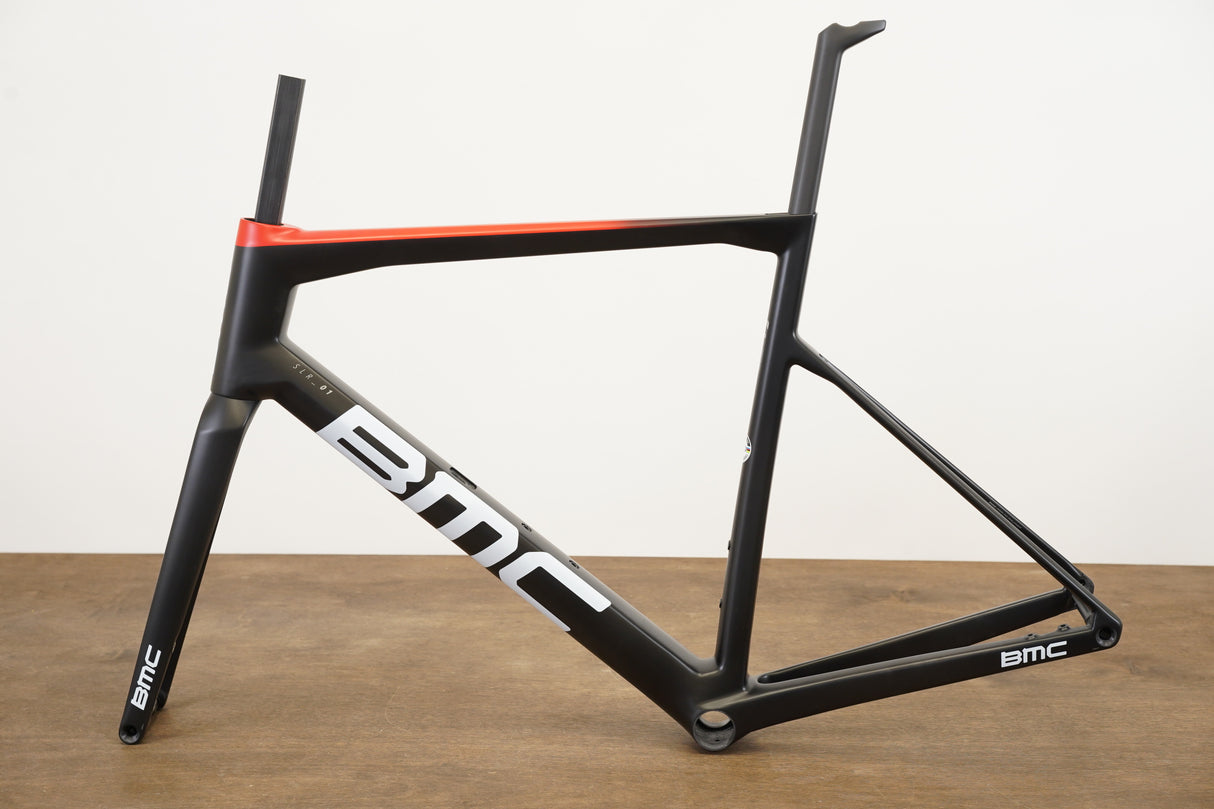 NEW 2021 58cm BMC Teammachine SLR01 Disc Team Frameset CBN-WHT-RED