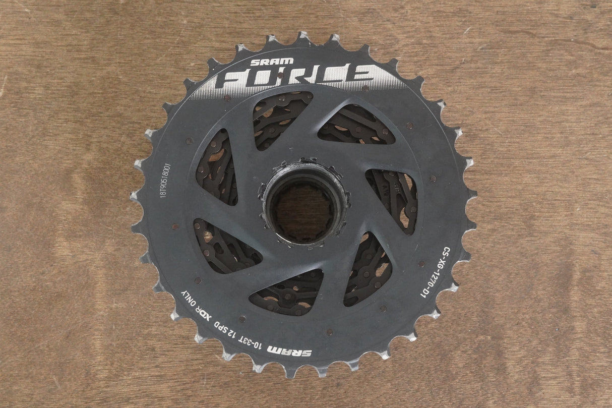 10-33T SRAM Force AXS CS-XG-1270-D1 12 Speed Road Cassette 264g