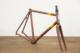 2013 56cm Pegoretti Marcelo MXXXXXO Rust Steel Rim Brake Road Frameset