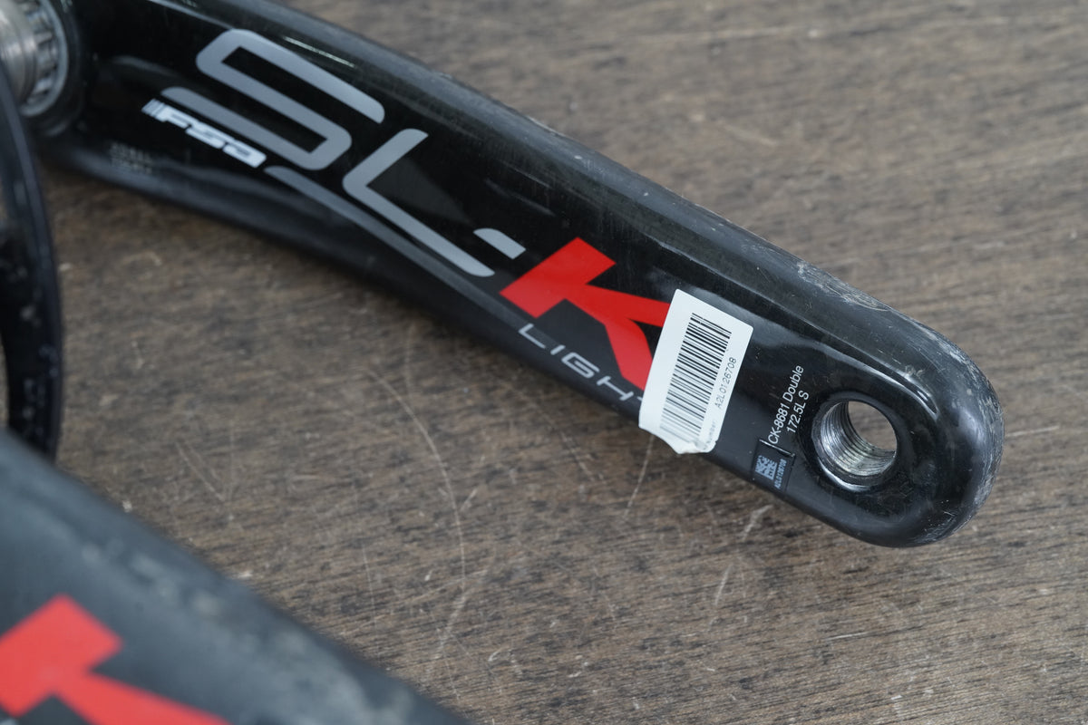 172.5mm 40T 24mm FSA SL-K Light Carbon Road Crankset SLK 694g