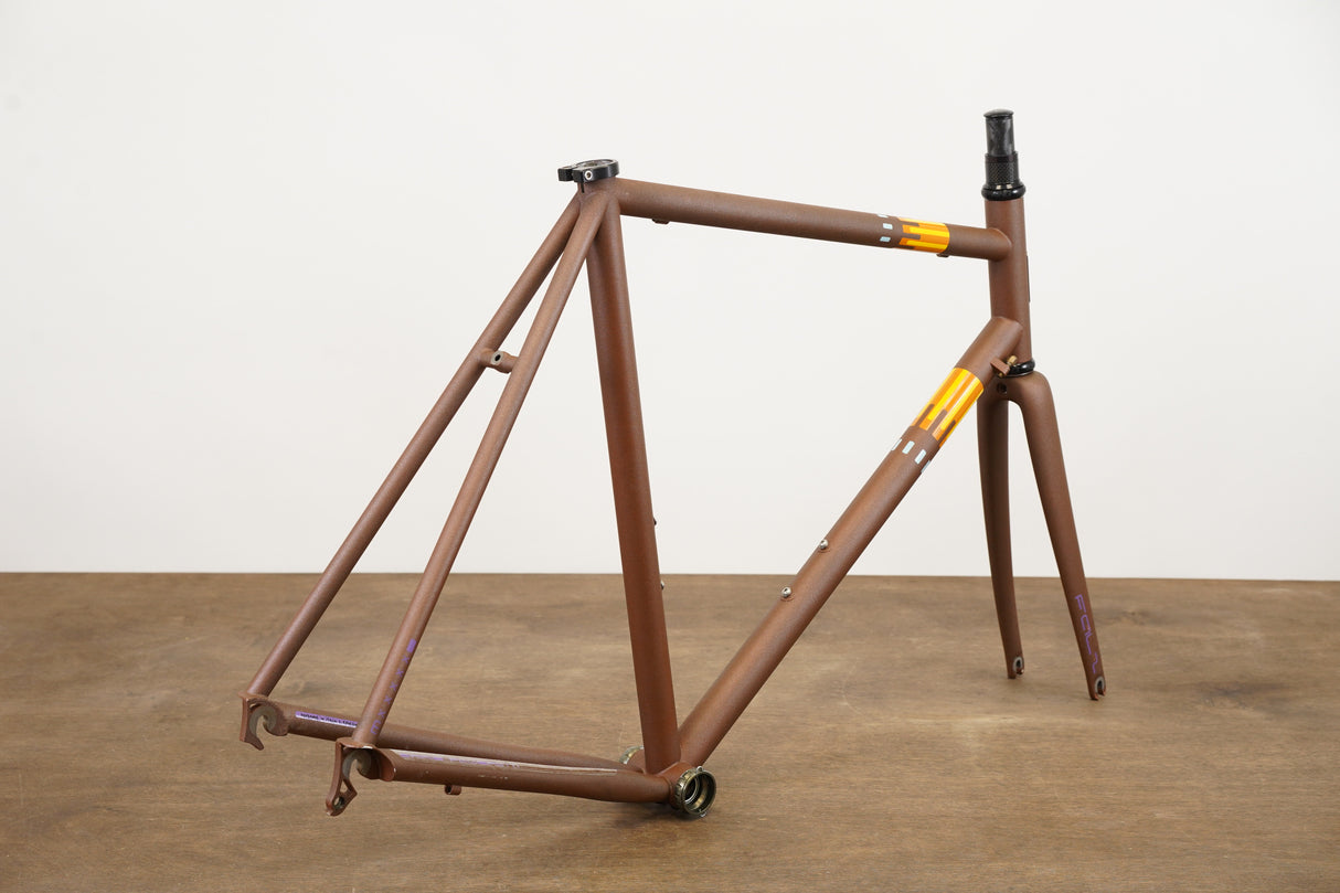 2013 56cm Pegoretti Marcelo MXXXXXO Rust Steel Rim Brake Road Frameset
