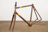 2013 56cm Pegoretti Marcelo MXXXXXO Rust Steel Rim Brake Road Frameset