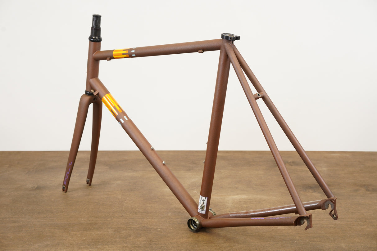 2013 56cm Pegoretti Marcelo MXXXXXO Rust Steel Rim Brake Road Frameset