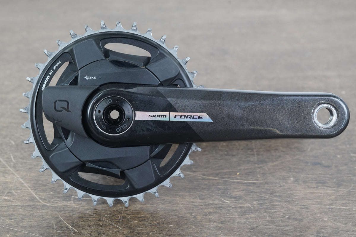 165mm 36T 1x DUB SRAM Force AXS D2 Quarq 12 Speed Crankset 703g