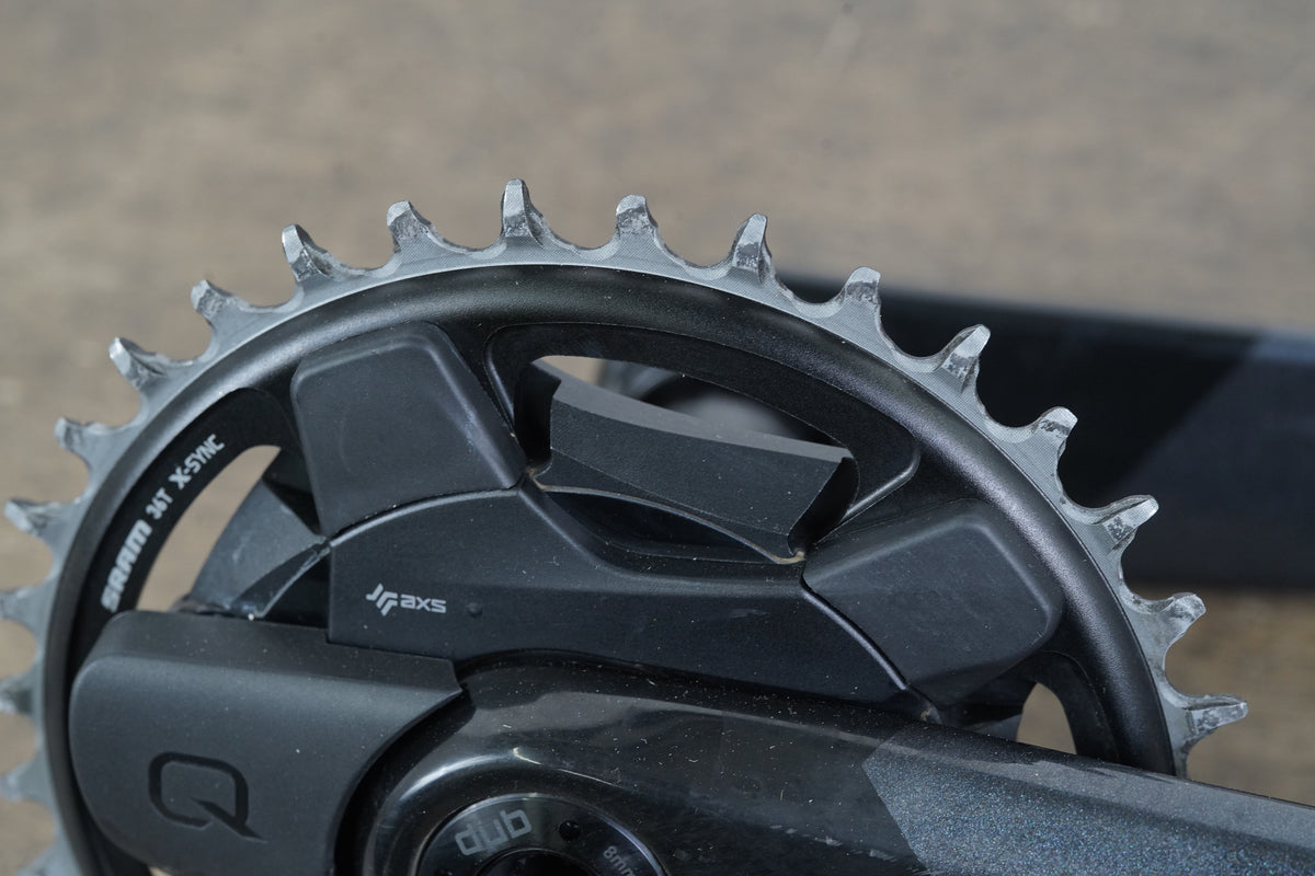 165mm 36T 1x DUB SRAM Force AXS D2 Quarq 12 Speed Crankset 703g