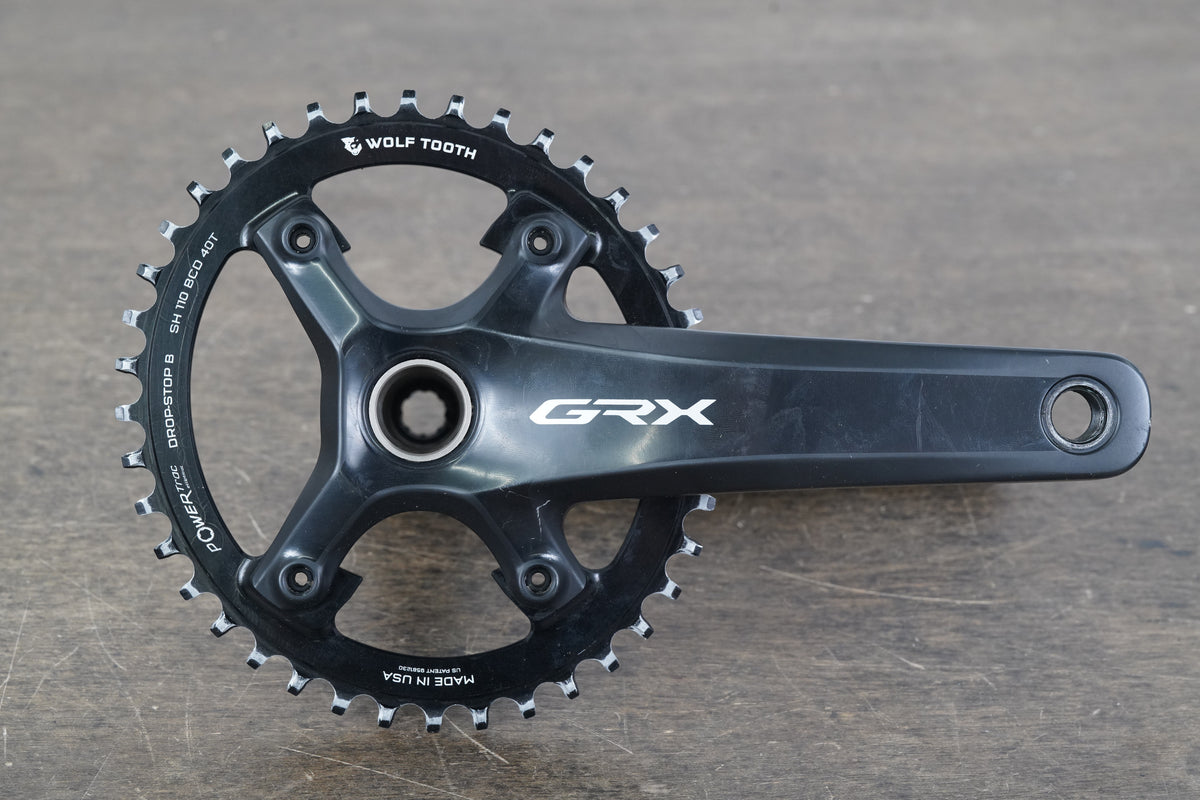 172.5mm 40T 1x Shimano GRX FC-RX810 11 Speed 4iiii Power Meter Gravel Crankset