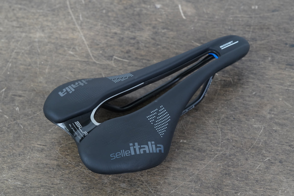 145mm Selle Italia SLR Superflow Boost Manganese Rail Road Saddle 229g