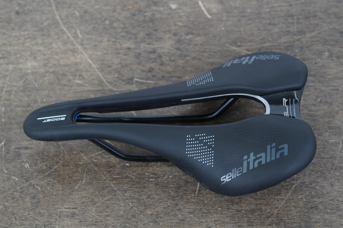 145mm Selle Italia SLR Superflow Boost Manganese Rail Road Saddle 229g