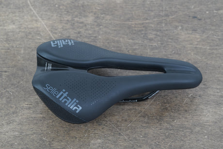 145mm Selle Italia Novus Boost Evo Manganese Superflow Road Bike Saddle 249g