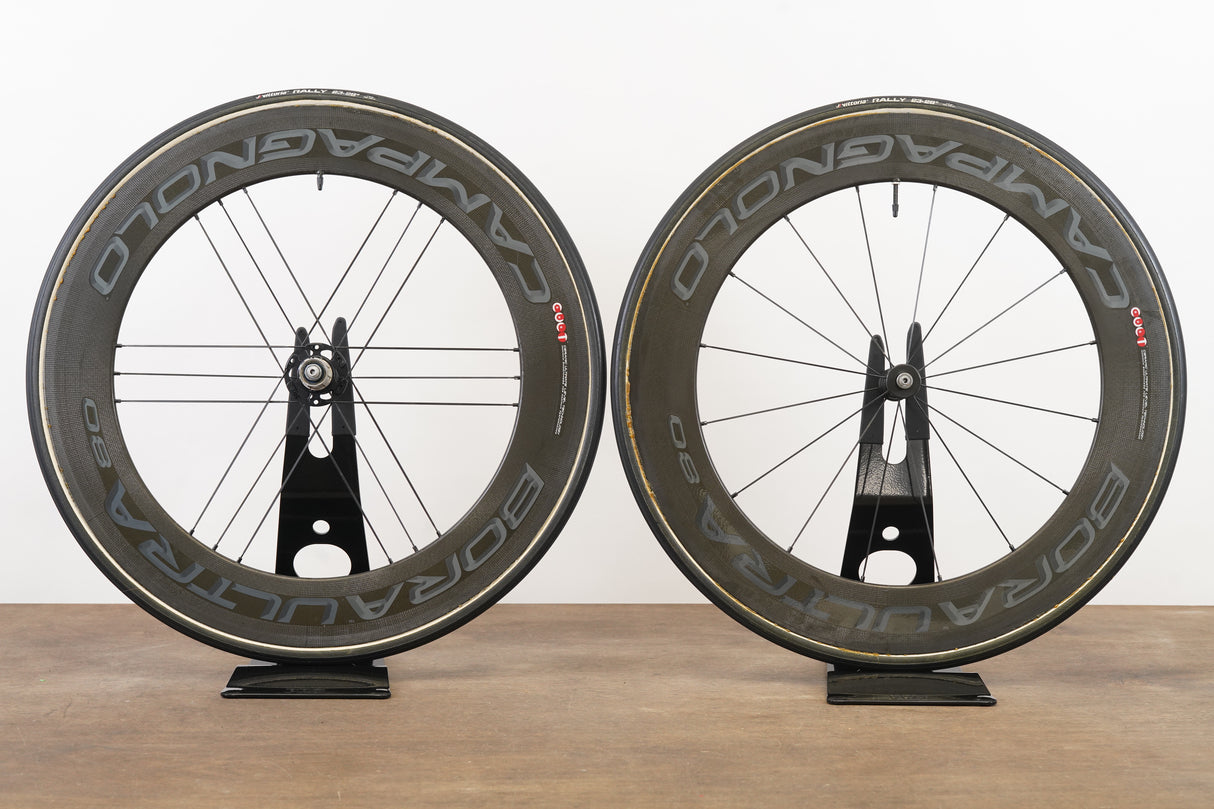 Campagnolo Bora Ultra 80 Carbon Tubular Rim Brake Wheelset Shimano/SRAM 11 speed