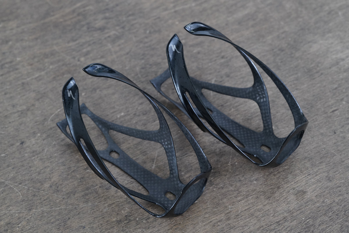 (2) Specialized S-WORKS Rib Cage III Carbon Water Bottle Cages 43g
