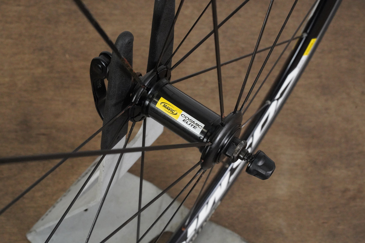 FRONT Mavic Cosmic Elite Alloy Clincher Rim Brake Wheel