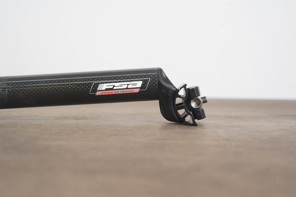 31.6mm FSA Carbon Alloy 20 Degree Setback Seatpost SLK