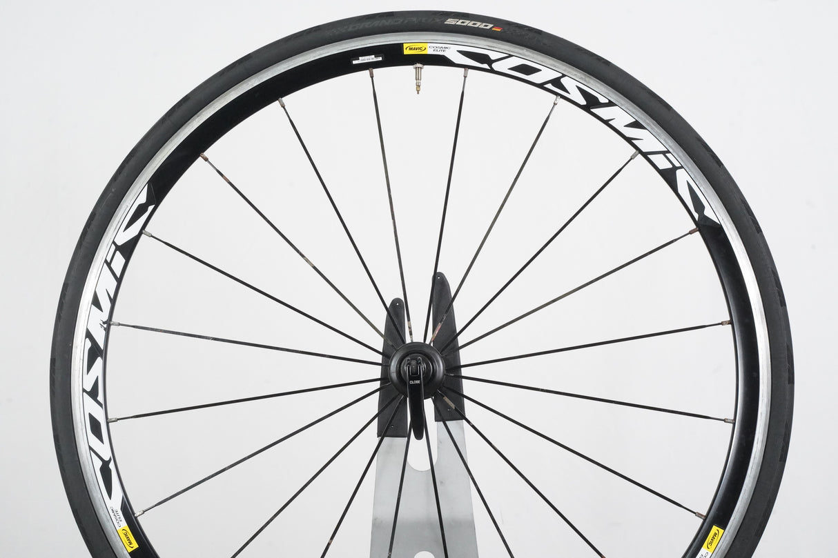 FRONT Mavic Cosmic Elite Alloy Clincher Rim Brake Wheel