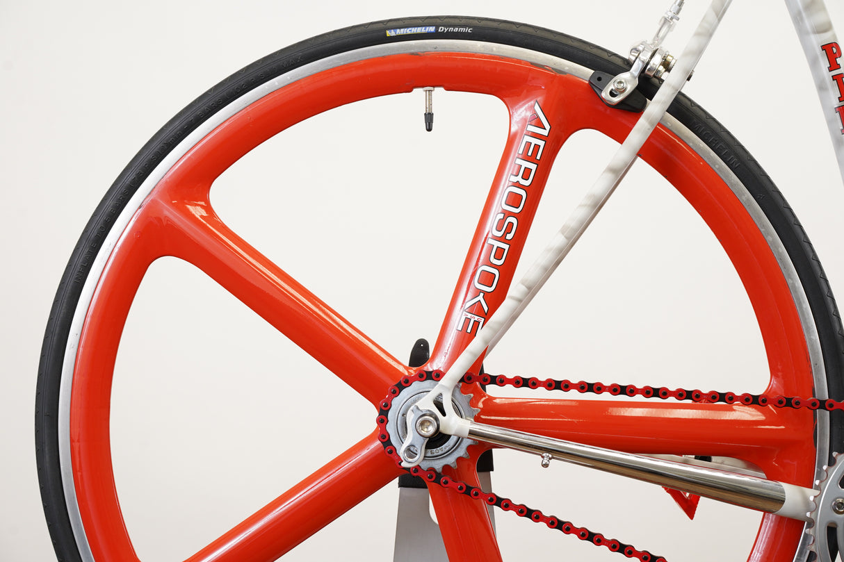54cm Pinarello Prologo Pista Steel Single Speed Vintage TT Track Bike