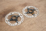 (2) 140mm Shimano XT SM-RT81 Center Lock Disc Brake Rotors