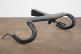 38cm 130mm -6 Degree Black Inc. Carbon Barstem Handlebar + Mount 1 1/8"
