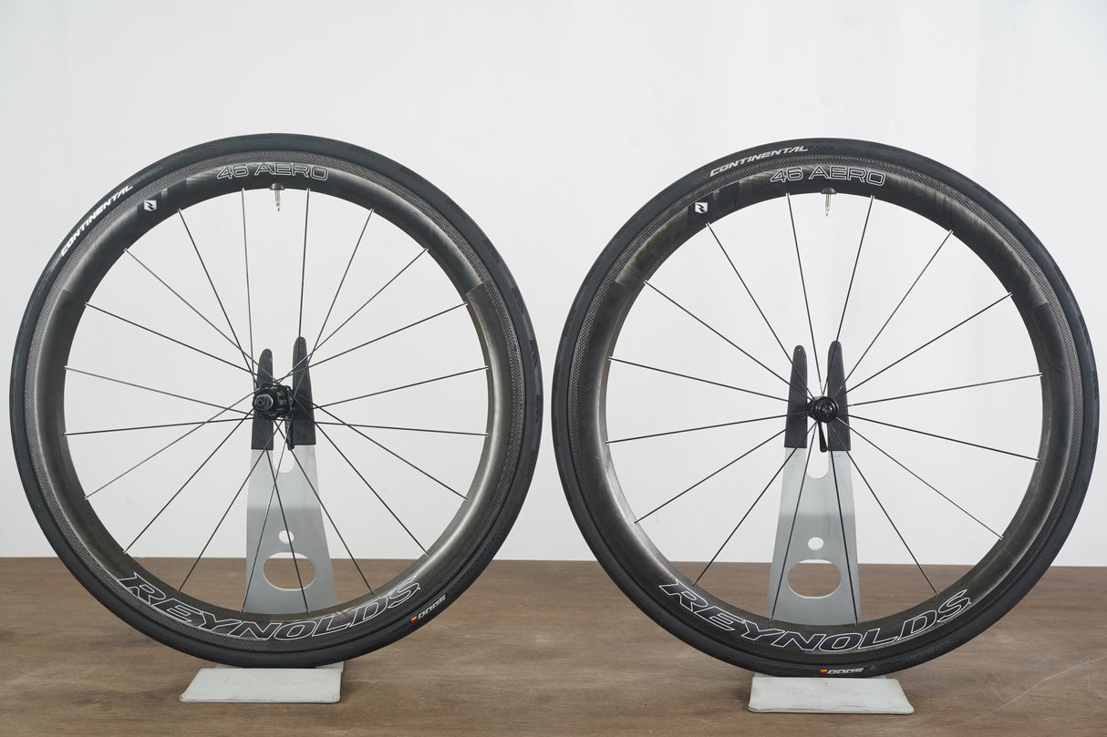 Reynolds 46 Carbon Clincher Rim Brake Wheelset Shimano/SRAM 11 Speed