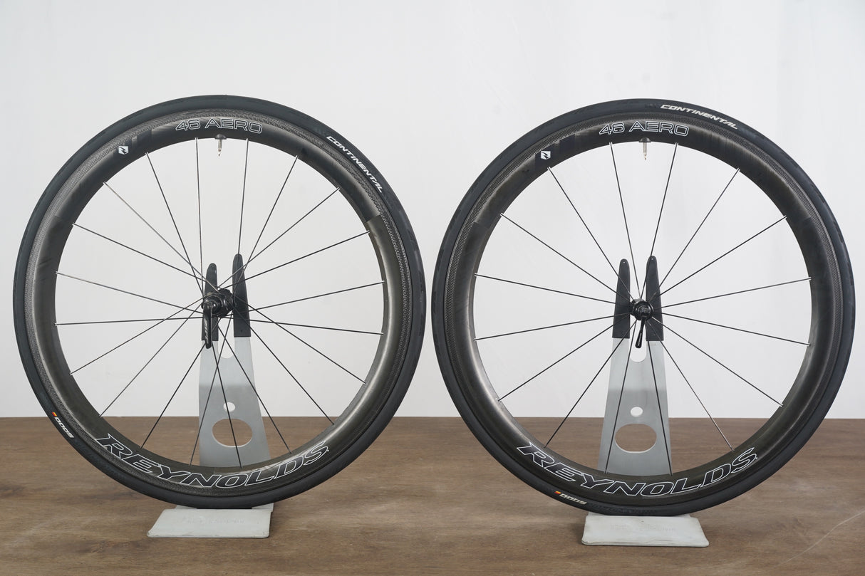Reynolds 46 Carbon Clincher Rim Brake Wheelset Shimano/SRAM 11 Speed