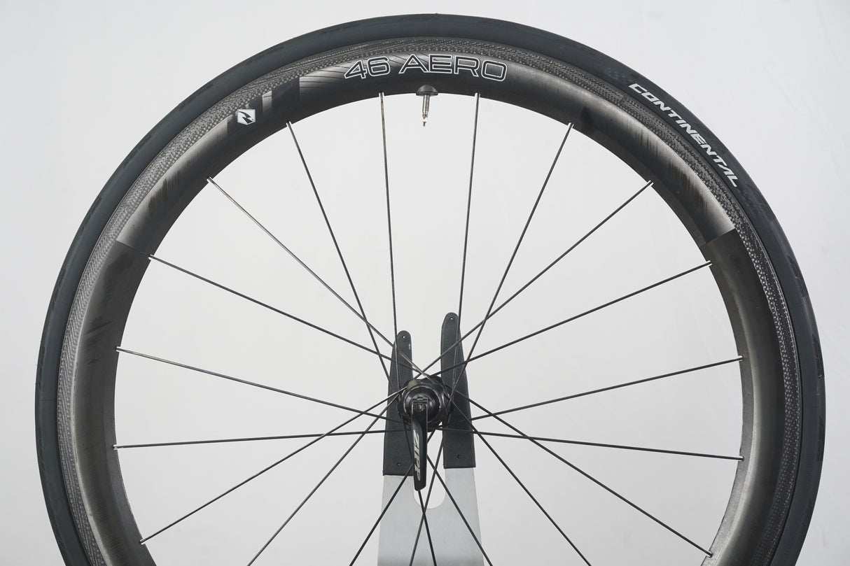 Reynolds 46 Carbon Clincher Rim Brake Wheelset Shimano/SRAM 11 Speed