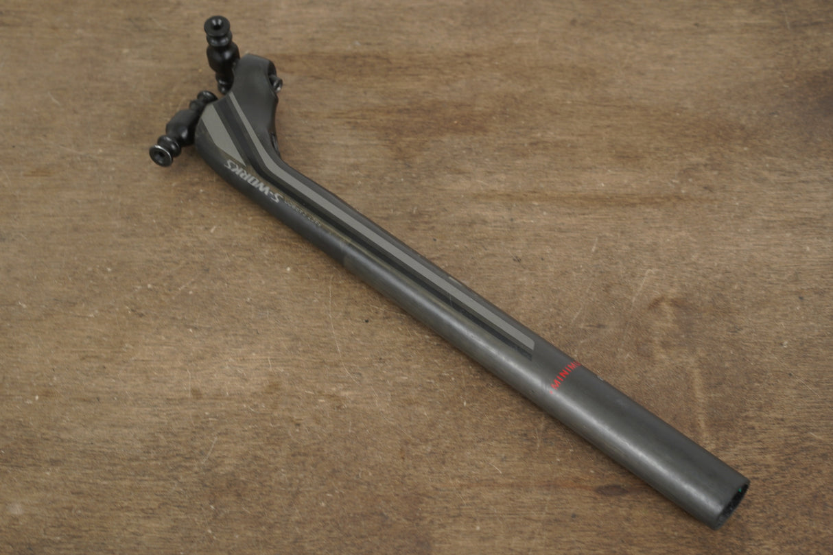 27.2mm Specialized S-WORKS FACT Carbon Setback Road Seatpost