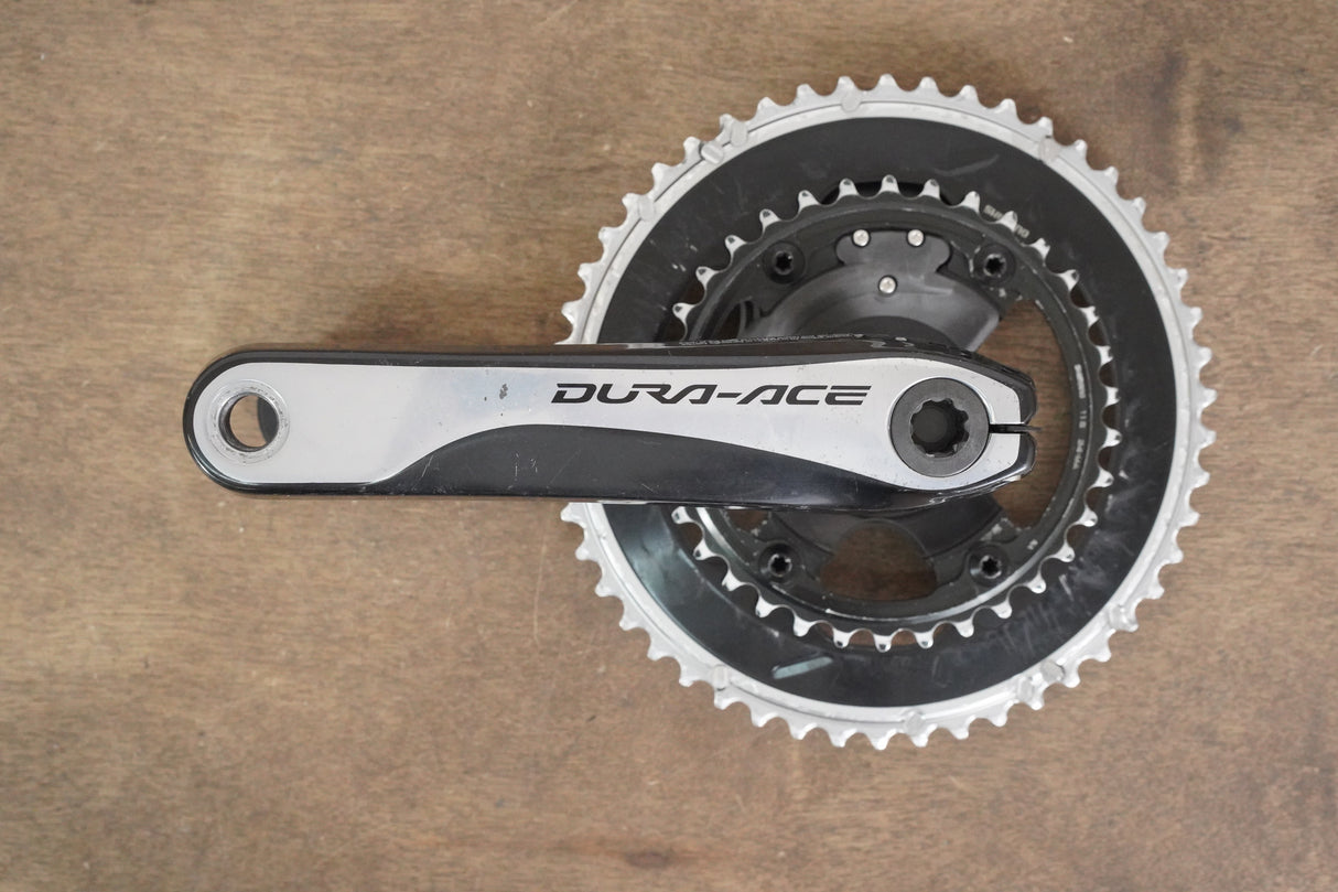 172.5mm 50/34T Shimano Dura Ace FC-9000 Pioneer Power Crankset *Needs Repair*
