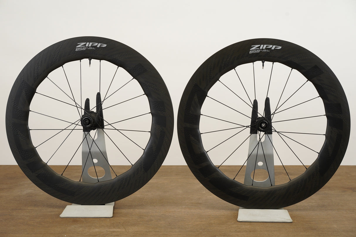 Zipp 858 NSW Cognition Carbon Tubeless Clincher Disc Brake Wheelset 11 Speed