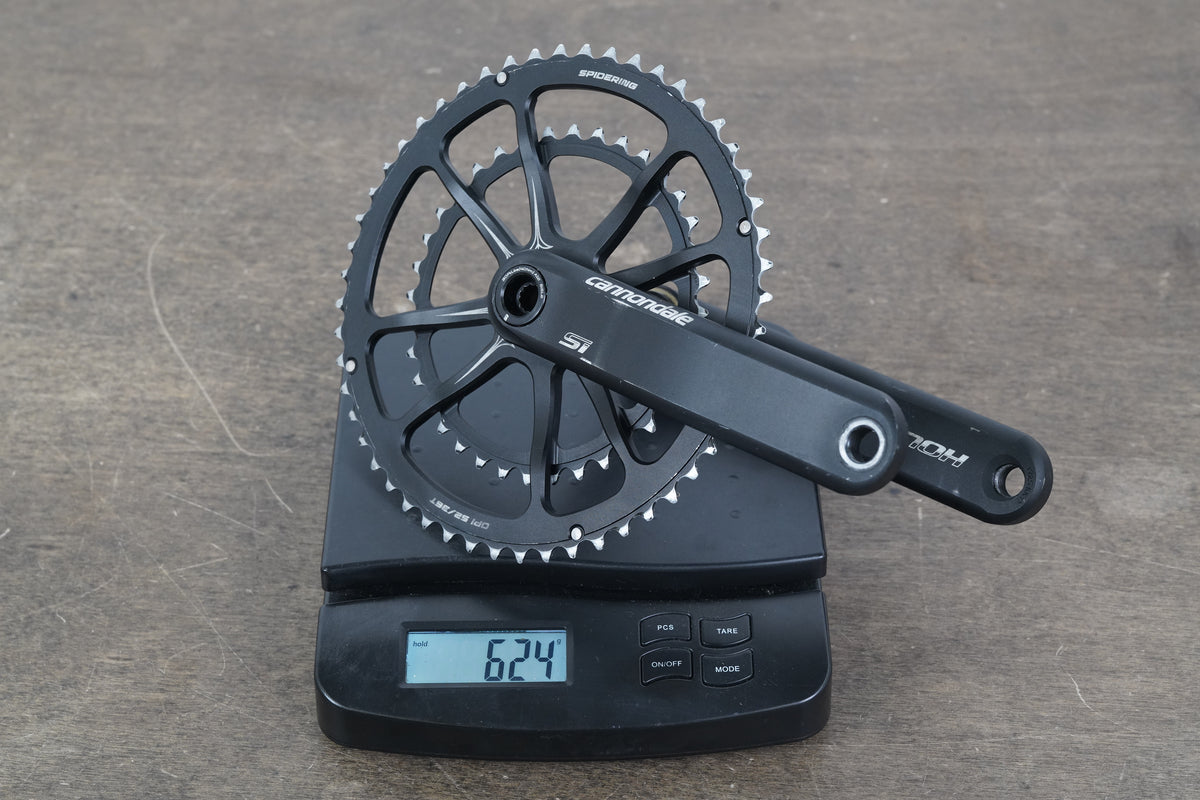 172.5mm 52/36T BB30 Cannondale Si Spidering Hollowgram Road Crankset 624g