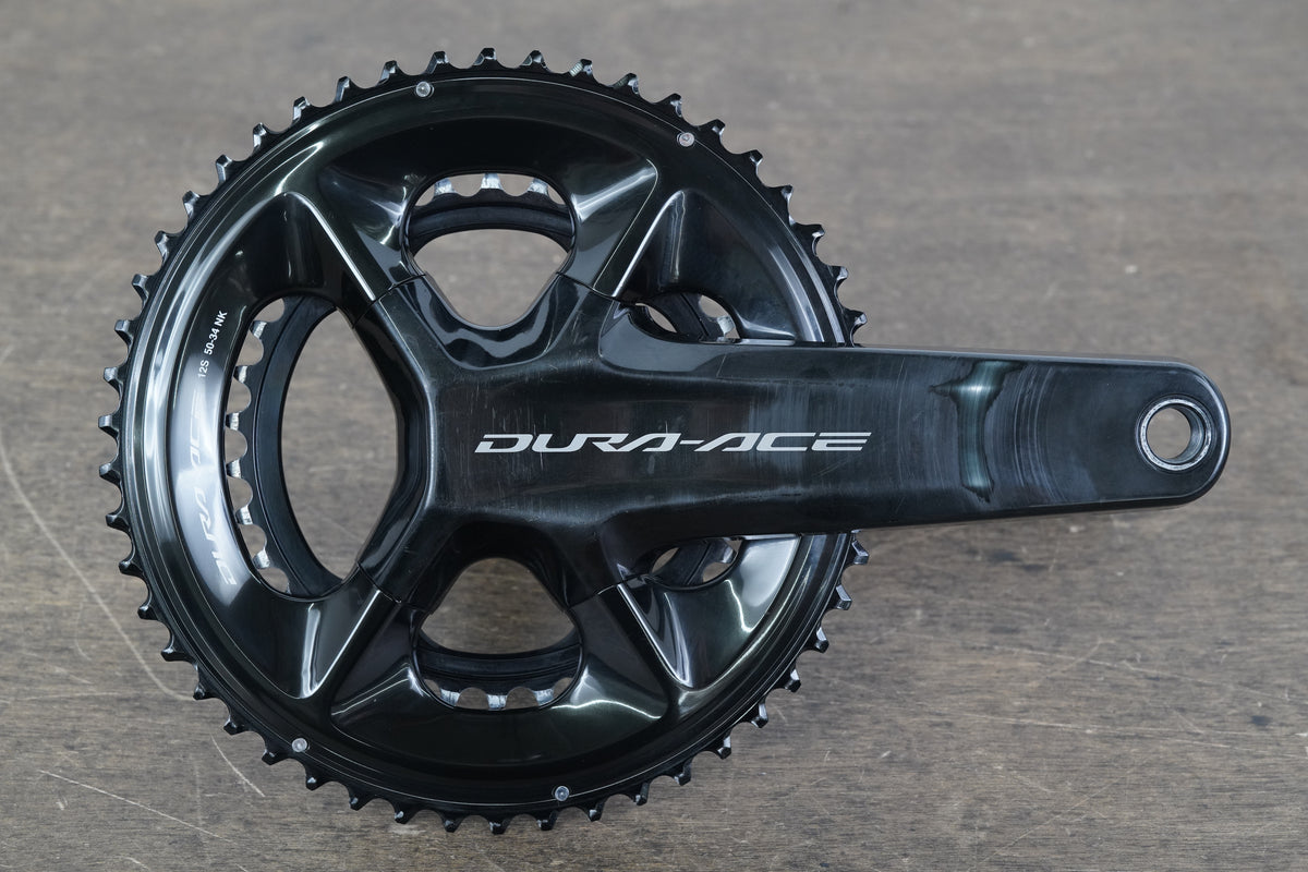 172.5mm 50/34T Shimano Dura-Ace FC-R9200 12 Speed Crankset 9200 677g
