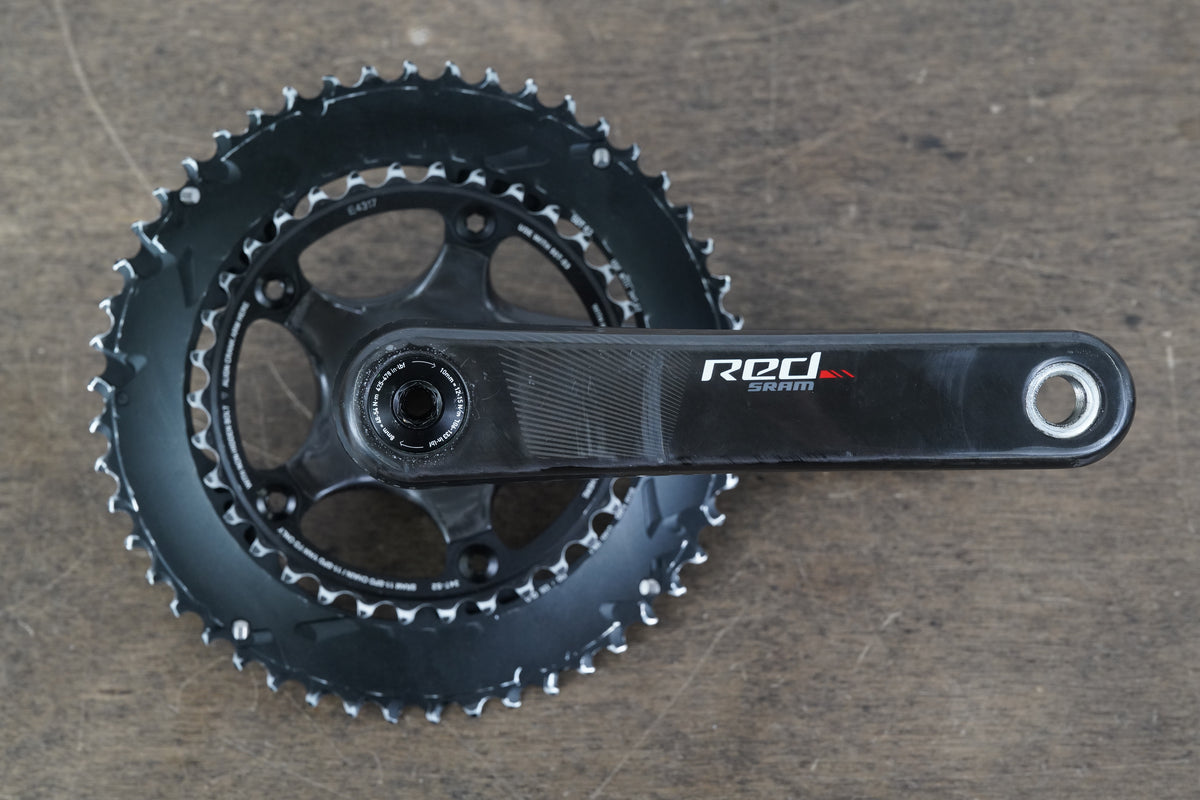 170mm 50/34T GXP SRAM Red 22 Carbon Crankset 571g