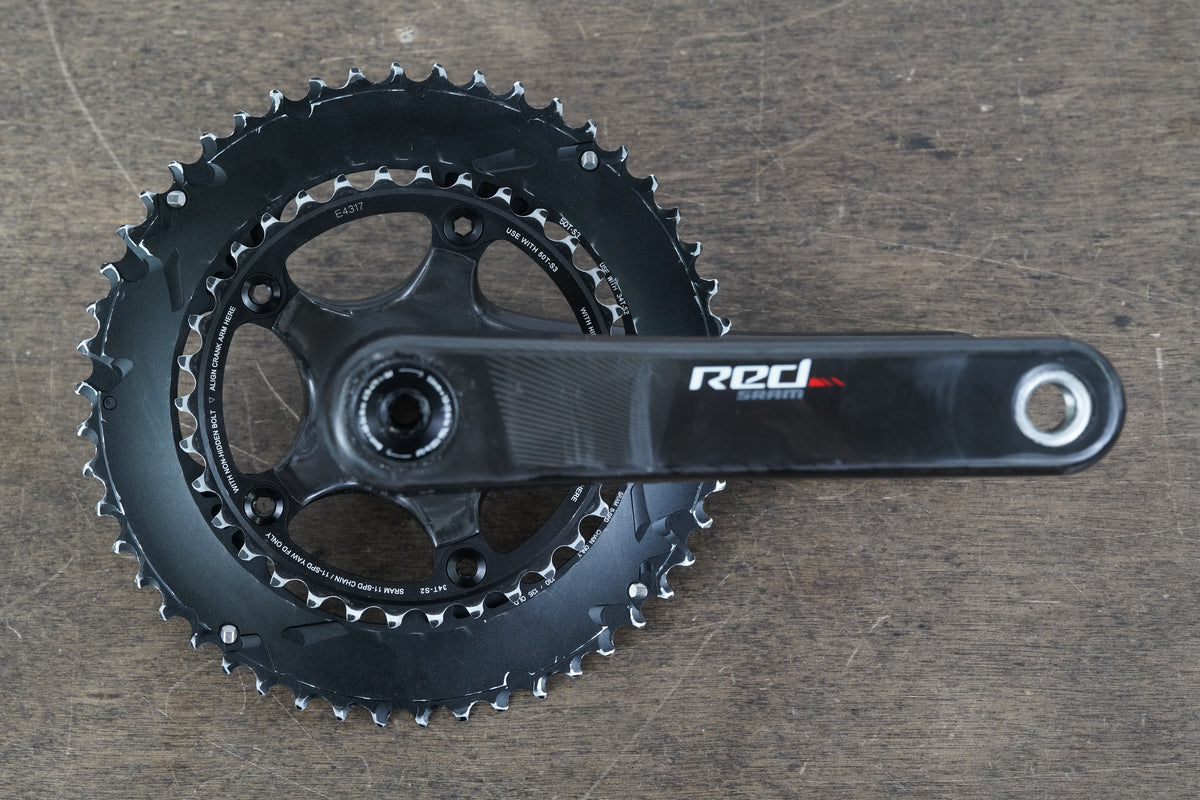 170mm 50/34T GXP SRAM Red 22 Carbon Crankset 571g