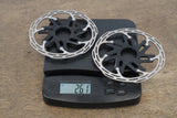 (2) 160mm SRAM PaceLine X RT-PLN-X-A1 Center Lock Disc Brake Rotors