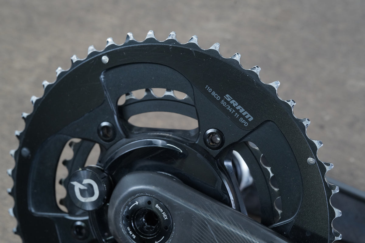 165mm 50/34T BB30 SRAM Red 22 Quarq DZero Power Meter Crankset 709g