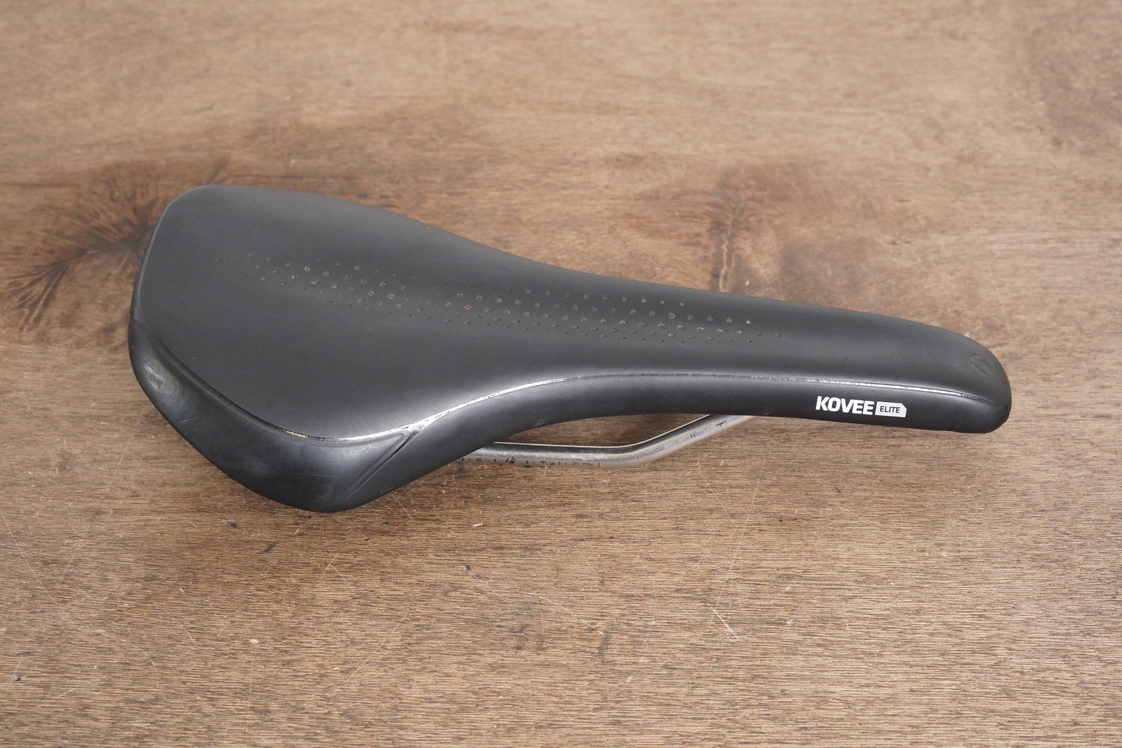 128mm Bontrager Kovee Elite Titanium Rail Road Saddle 214g Elevate Cycling