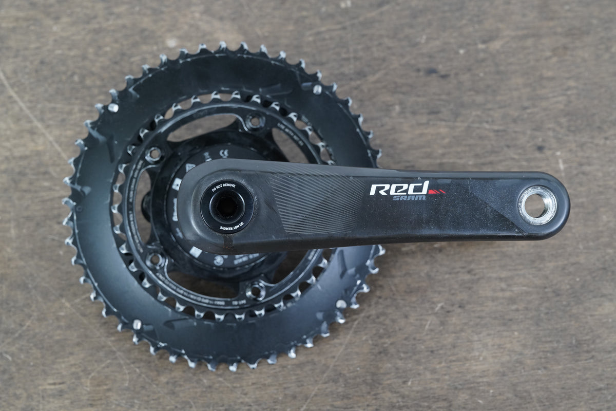 165mm 50/34T BB30 SRAM Red 22 Quarq DZero Power Meter Crankset 709g