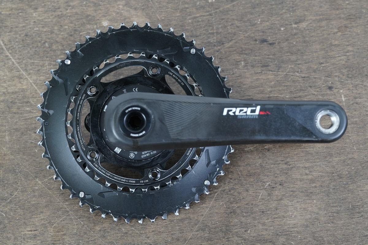 165mm 50/34T BB30 SRAM Red 22 Quarq DZero Power Meter Crankset 709g