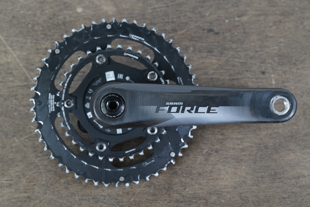 172.5mm 50/34T GXP SRAM Force AXS D1 Quarq DZero Power Meter Crankset 810g