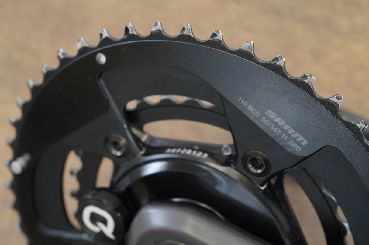 172.5mm 50/34T GXP SRAM Red 22 Quarq DZero Carbon Power Meter Crankset